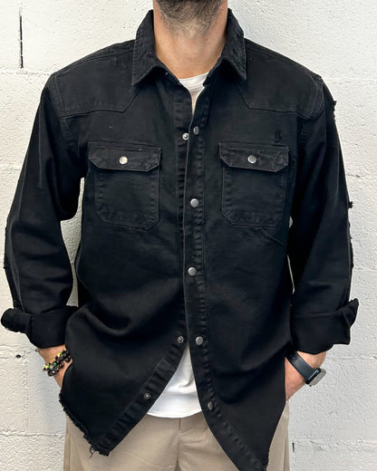 OverShirt Denys OVER-D Nera