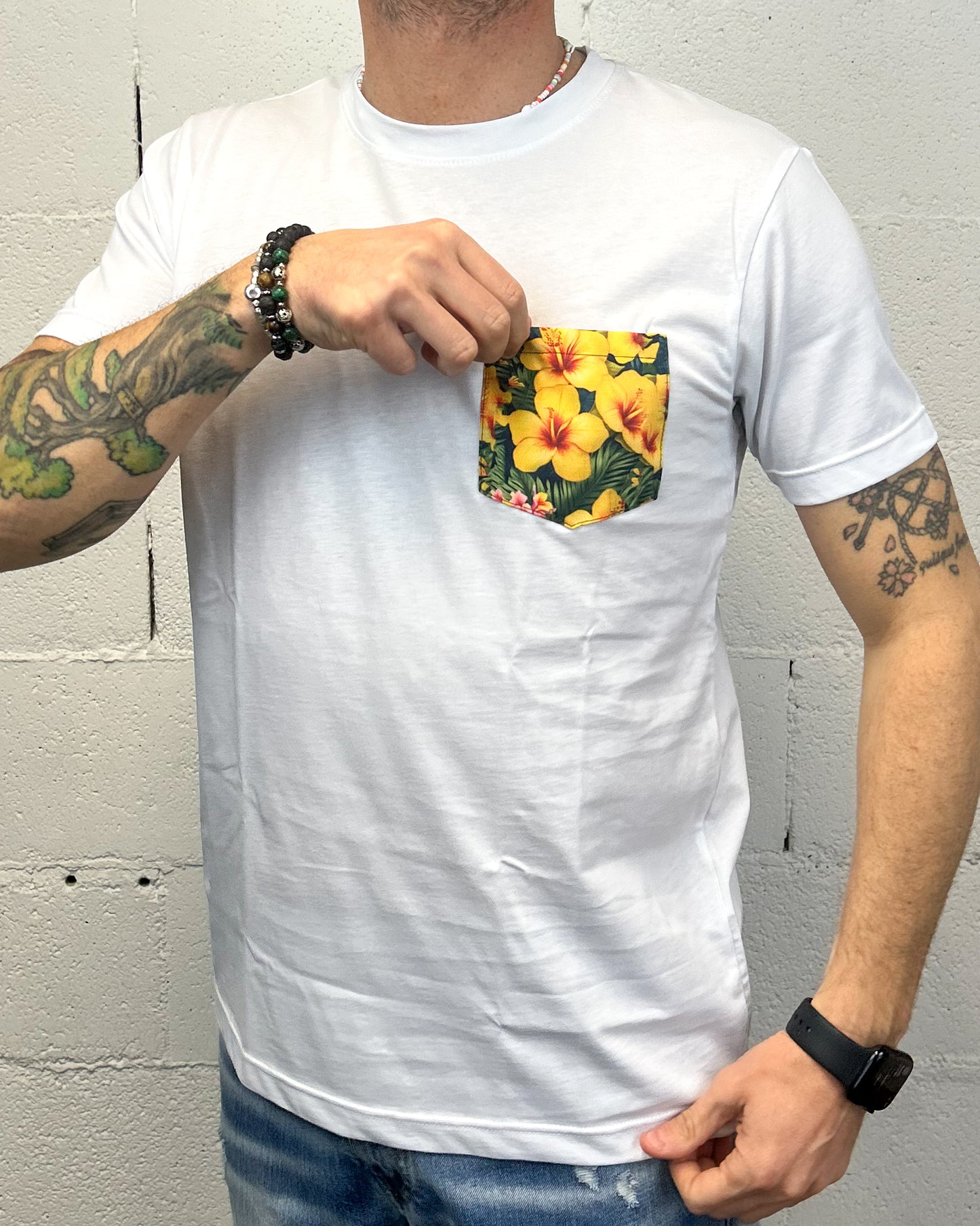 T-shirt Taschino DROPIN Loto Bianca