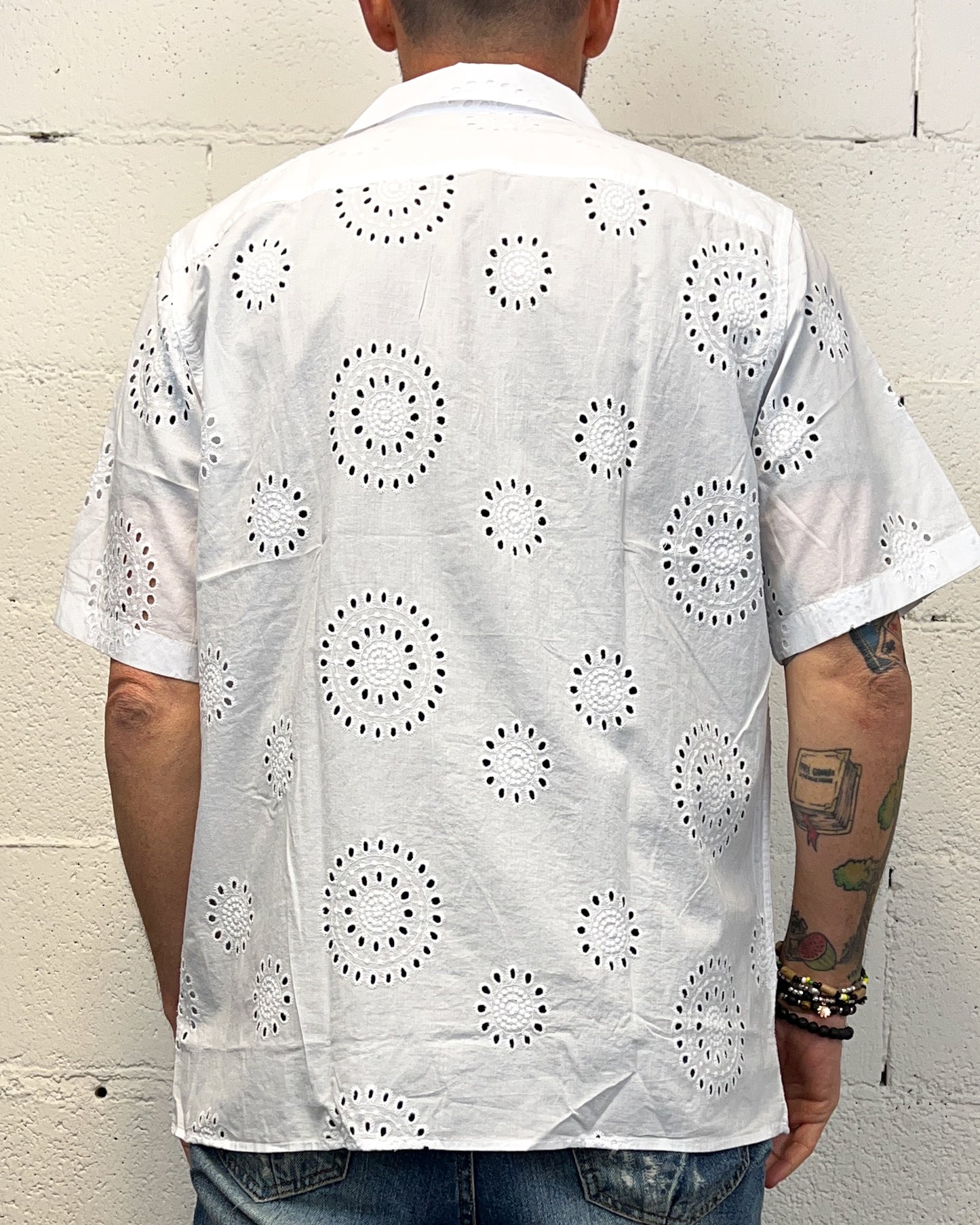 Camicia Operata Cotone OVER-D Baronetto