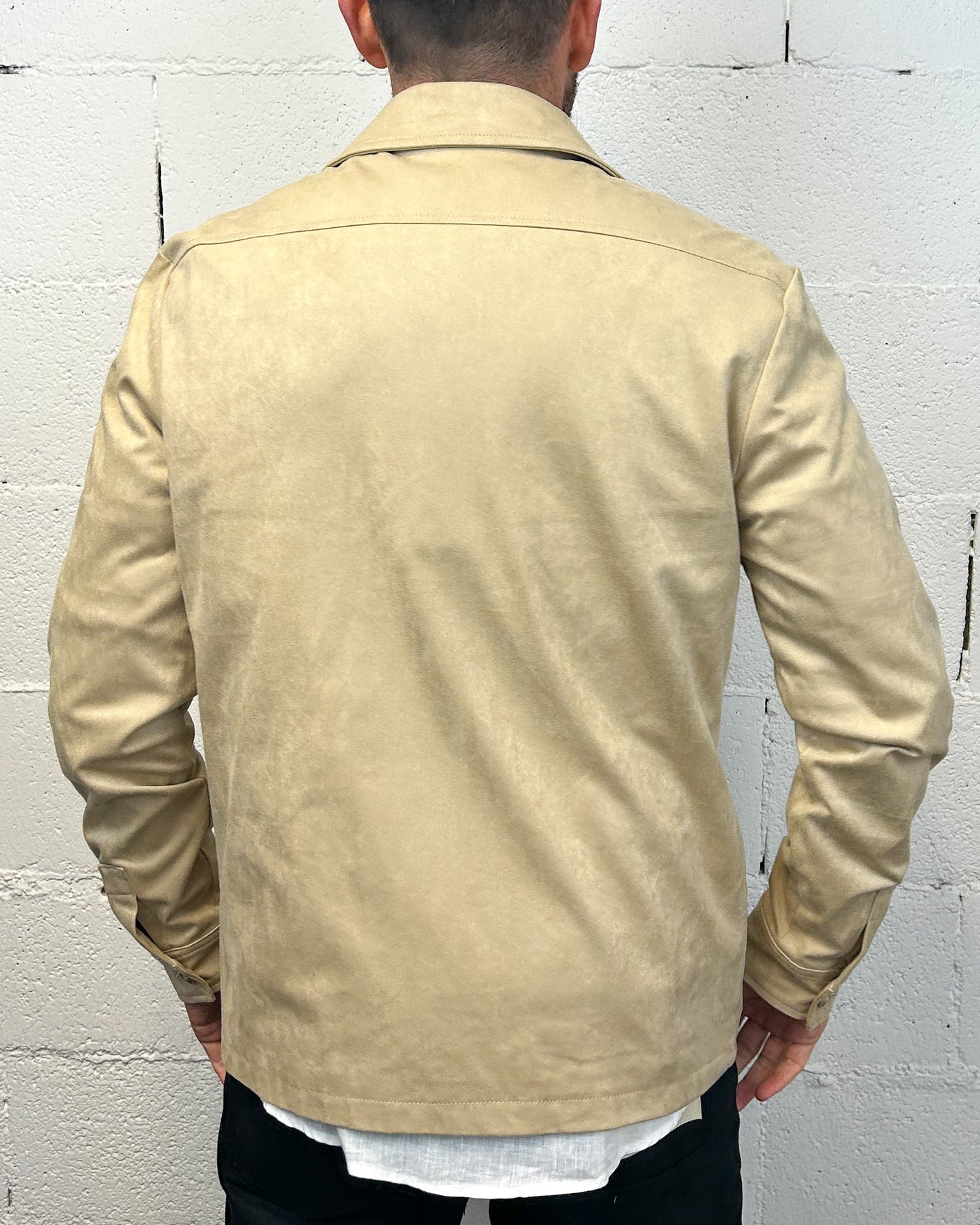 Giacca/Camicia Scamosciata GIANNI LUPO Beige