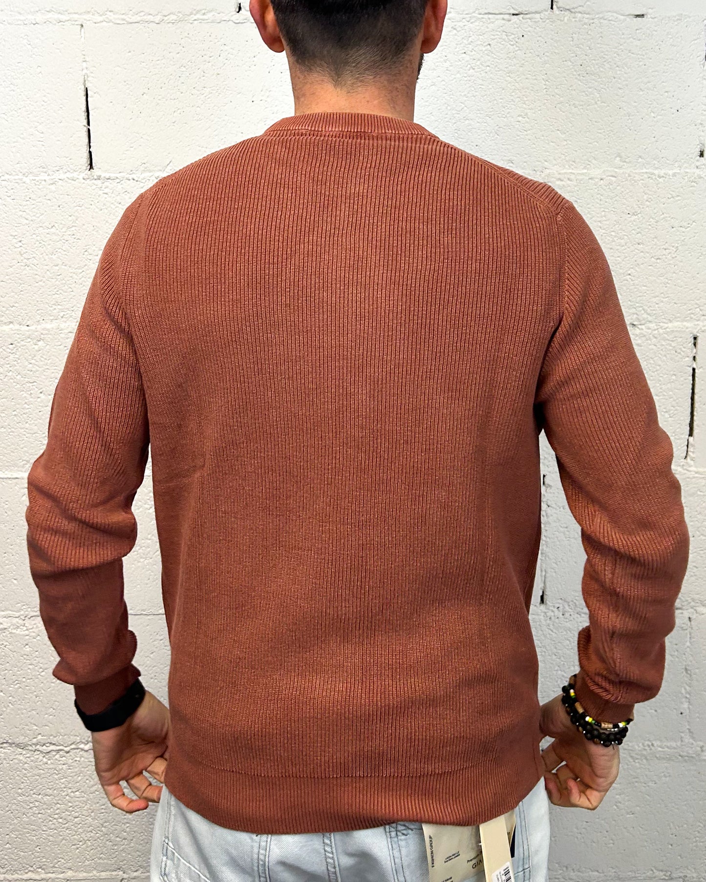Pullover Paricollo OVER-D Costa Cacao