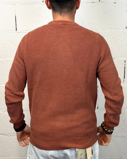 Pullover Paricollo OVER-D Costa Cacao