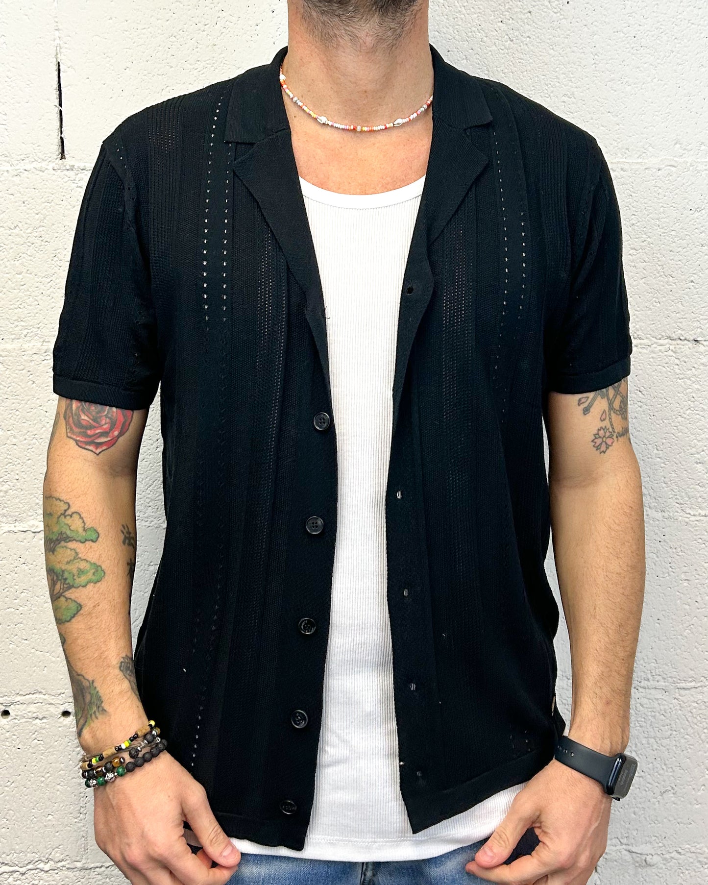 Maglia Scollo GIANNI LUPO Black