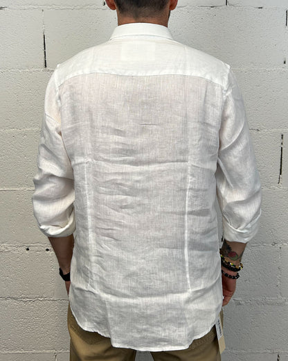 Camicia Lino Classic GIANNI LUPO White