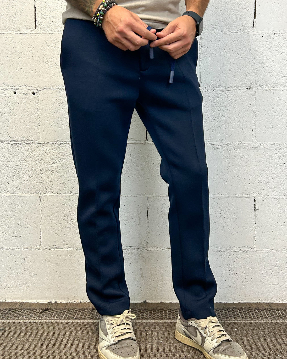 Pantamolla Slim Fit OVER-D Tasca Filetto Blu