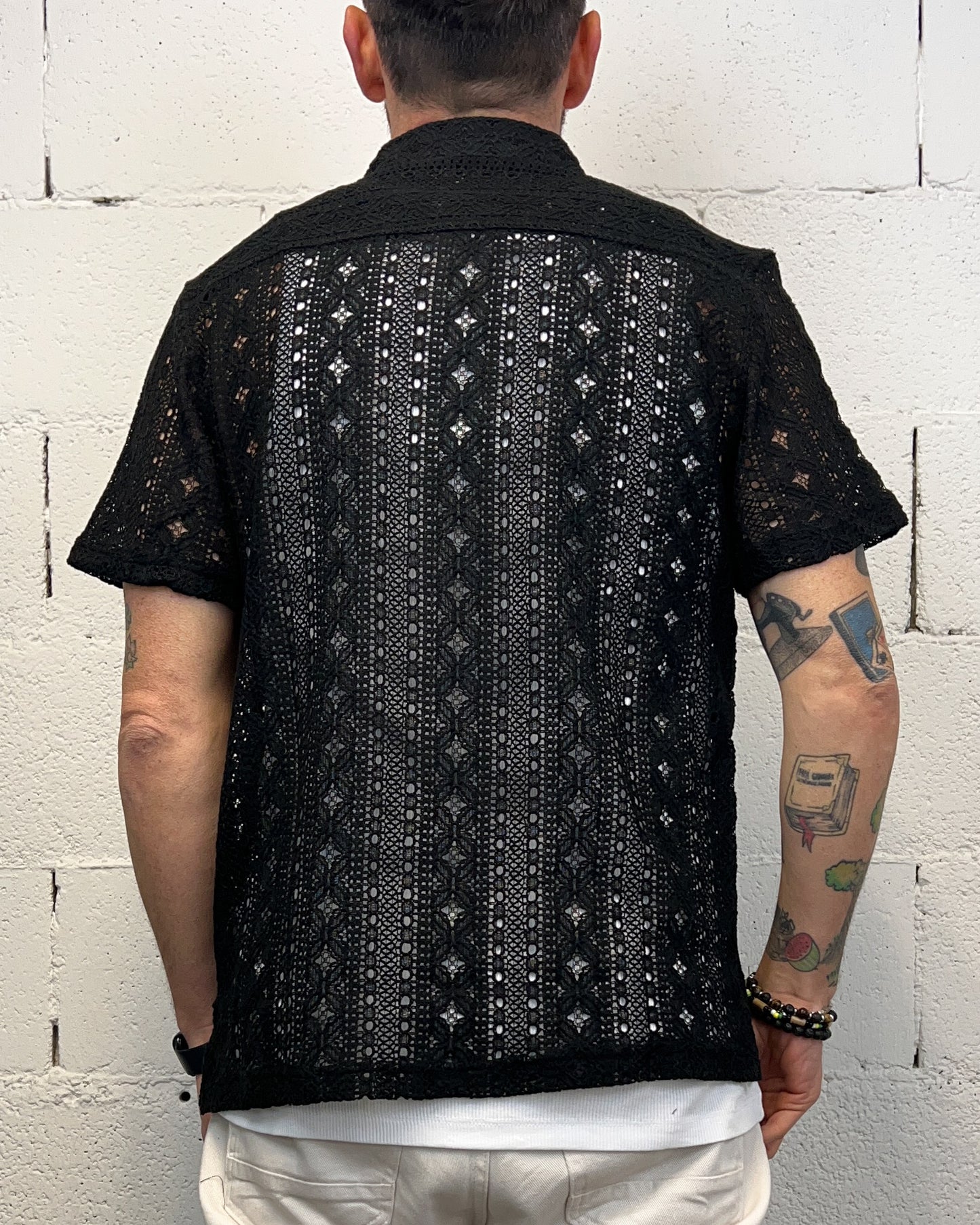 Camicia Operata GIANNI LUPO Black