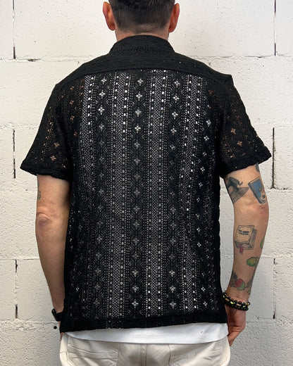 Camicia Operata GIANNI LUPO Black