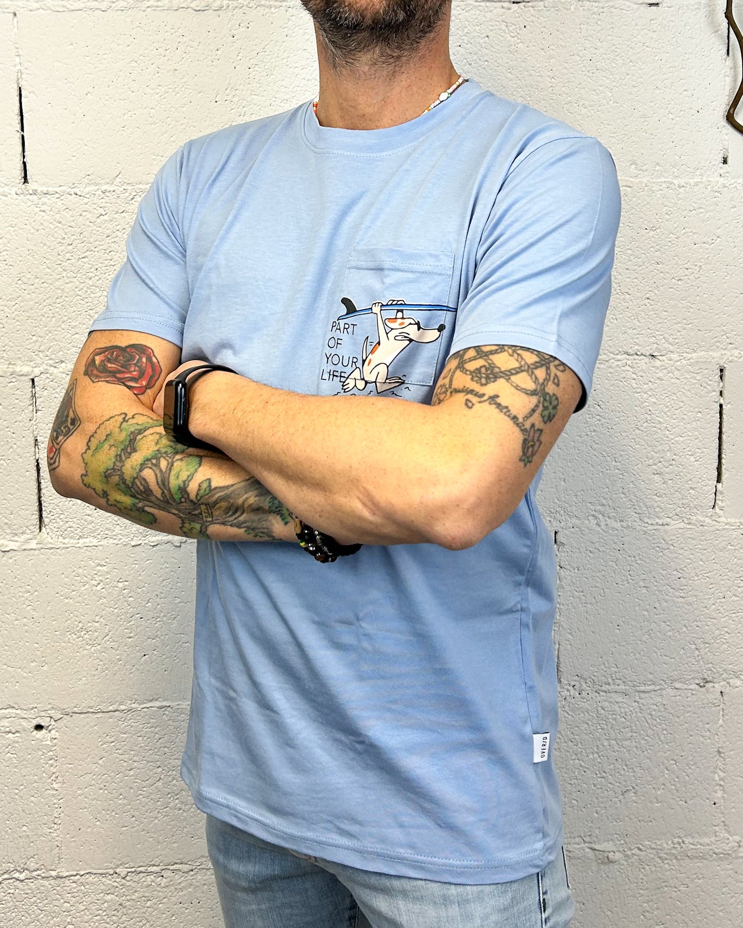 T-shirt Doggy OVER-D Celeste