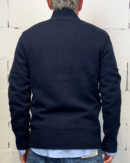 Cardigan Pull Bottoni/Zip GIANNI LUPO Navy