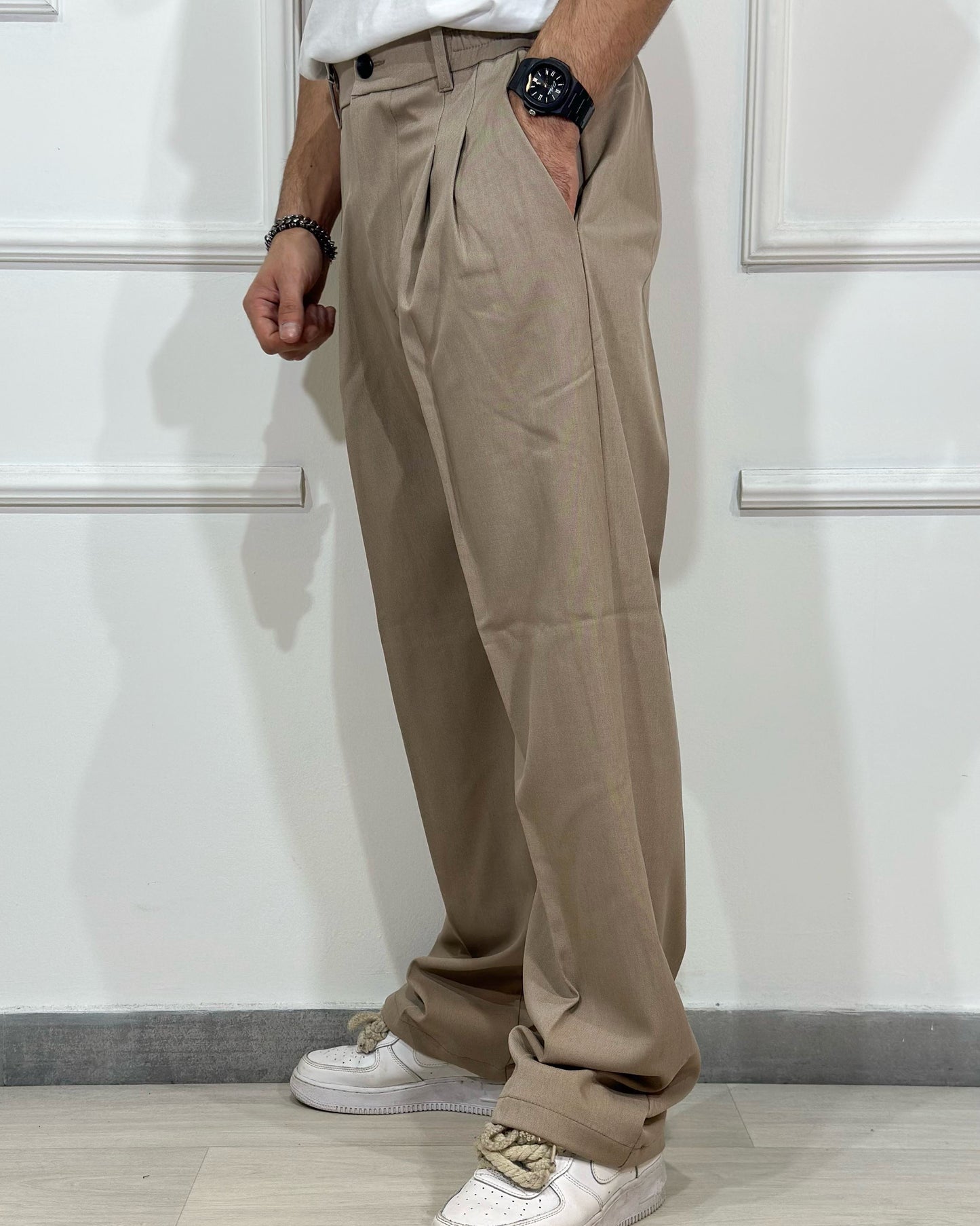 Panta Elegance fondo Ampio CHROY Beige