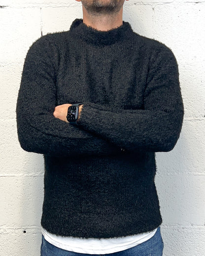 Maglione Bouclè OVER-D Nero