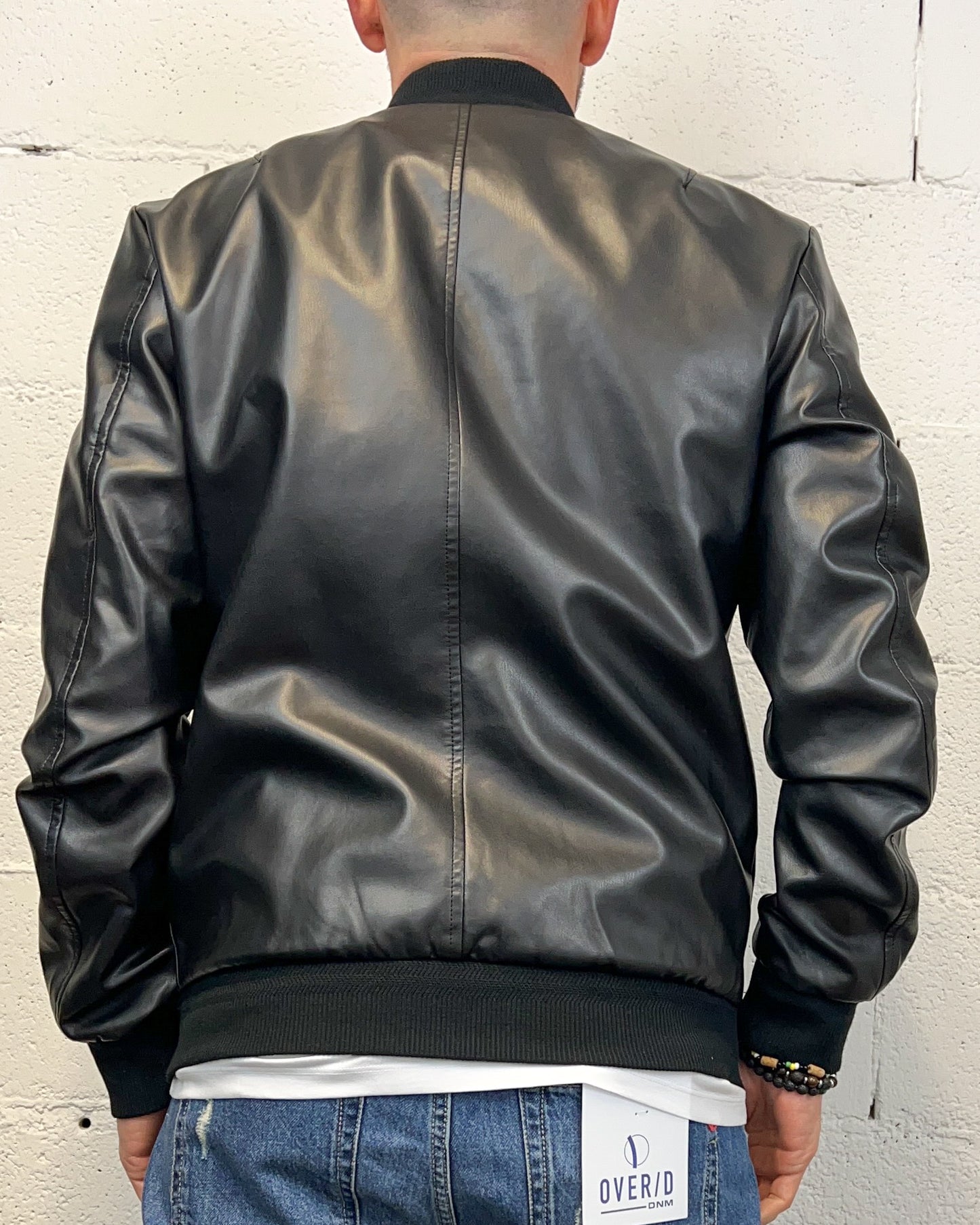 Bomber Ecopelle GIANNI LUPO Black