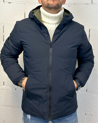 Piumino Tecnico Reversibile GIANNI LUPO Blu Navy