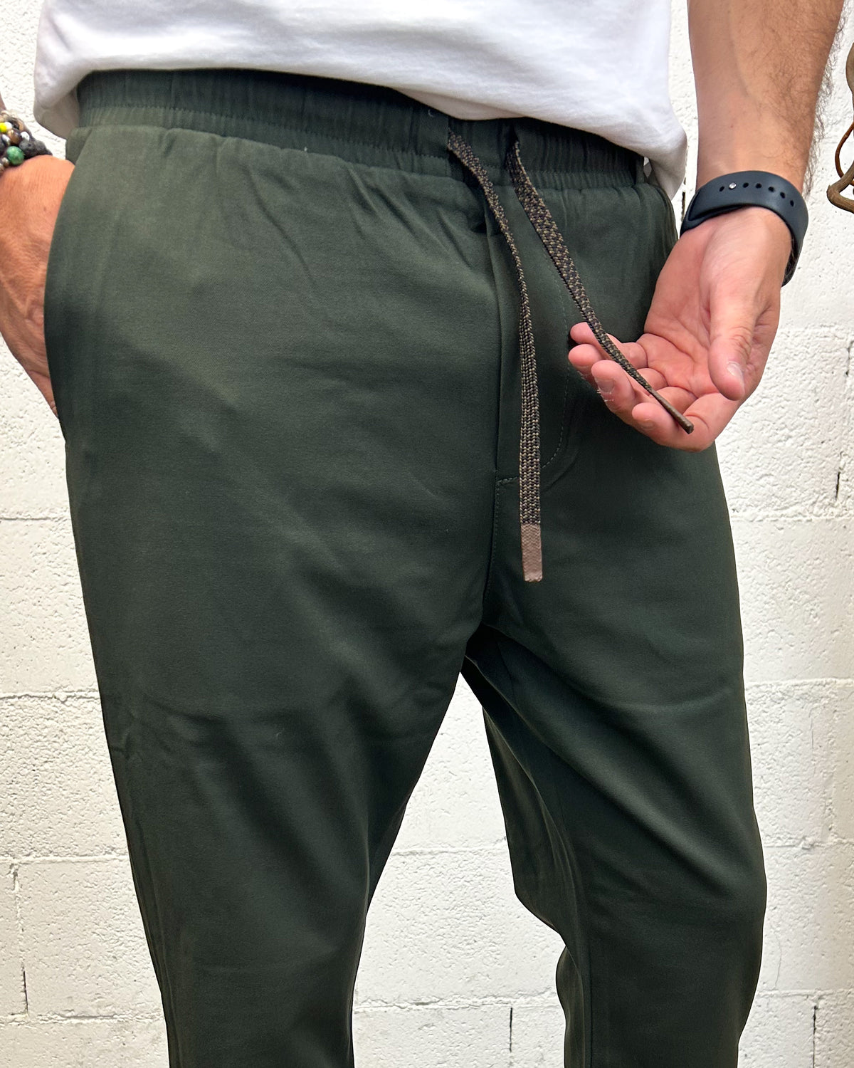 Pantalaccio Leonard GIANNI LUPO Carrot Fit Green