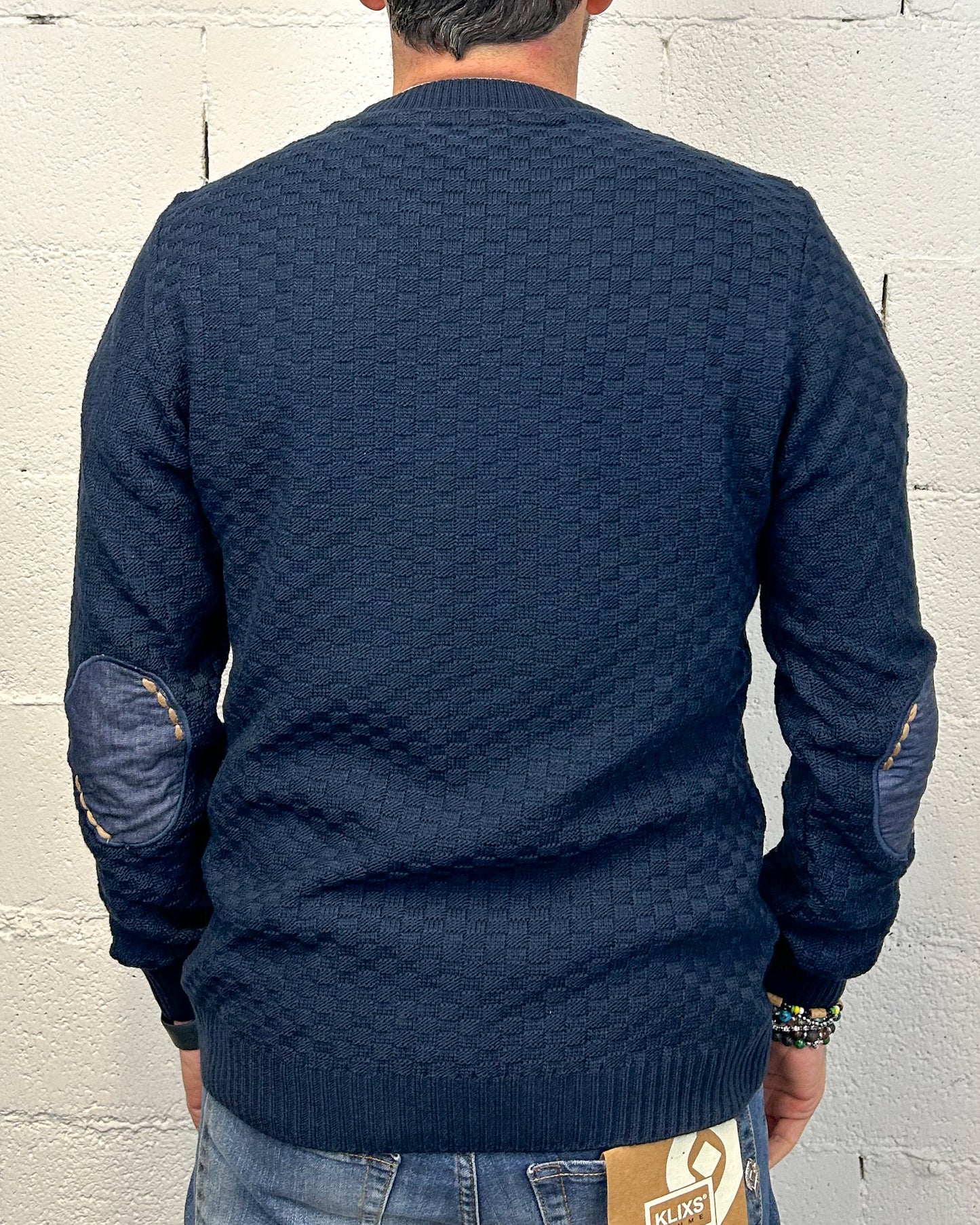 Maglioncino Blu BLACKSUNDAY Taschino/Toppa