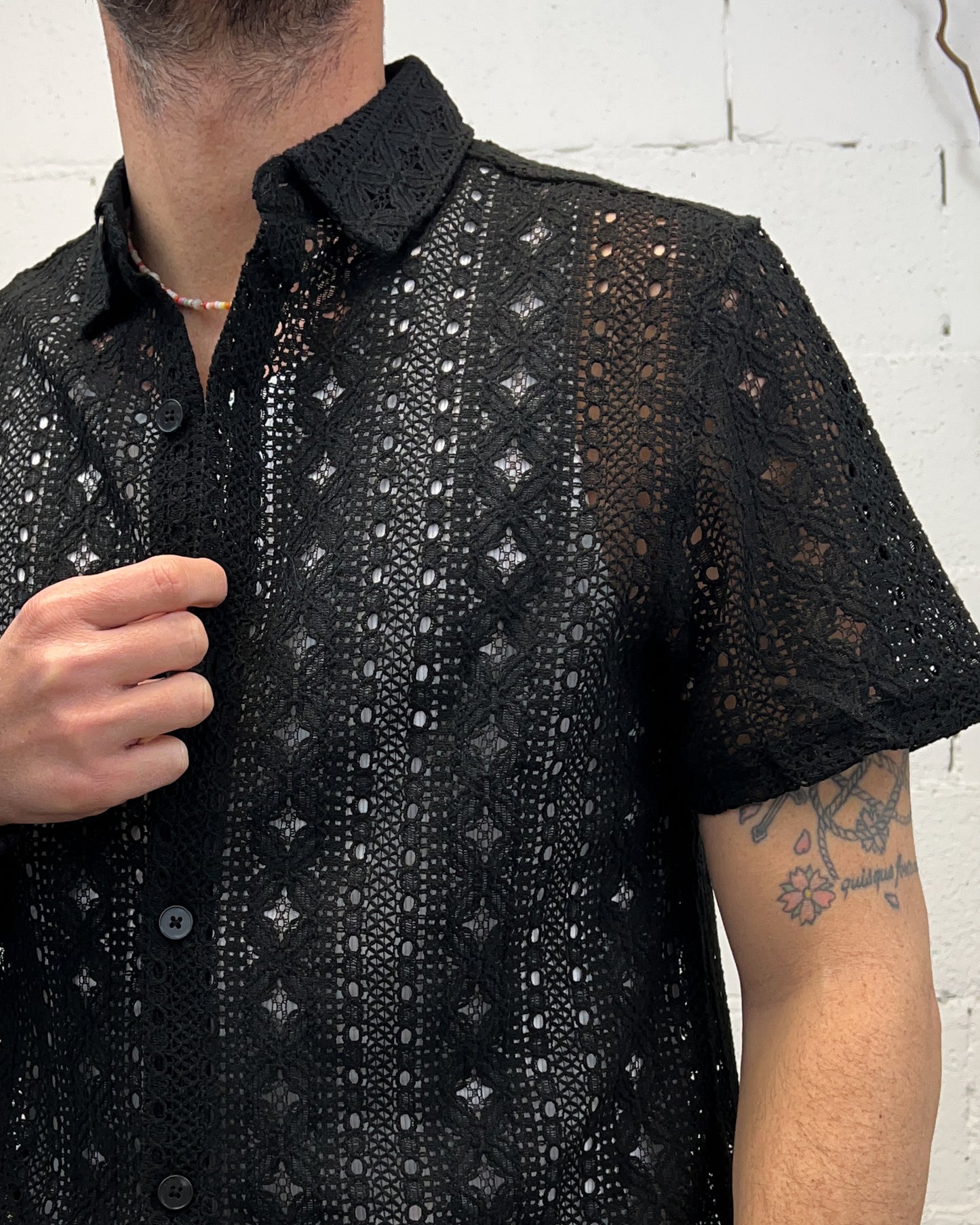 Camicia Operata GIANNI LUPO Black