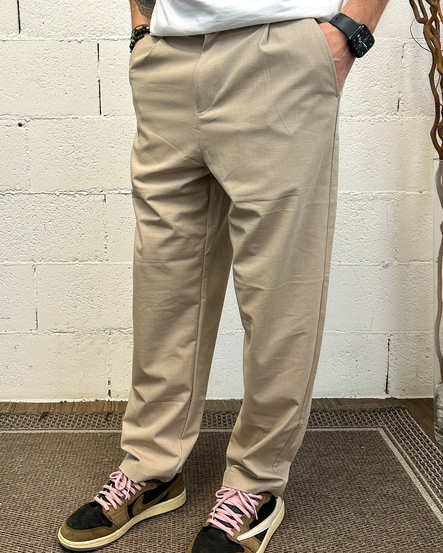 Panta Baggy Fondo Ampio GIANNI LUPO Camel