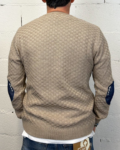 Maglioncino Beige BLACKSUNDAY Taschino/Toppa