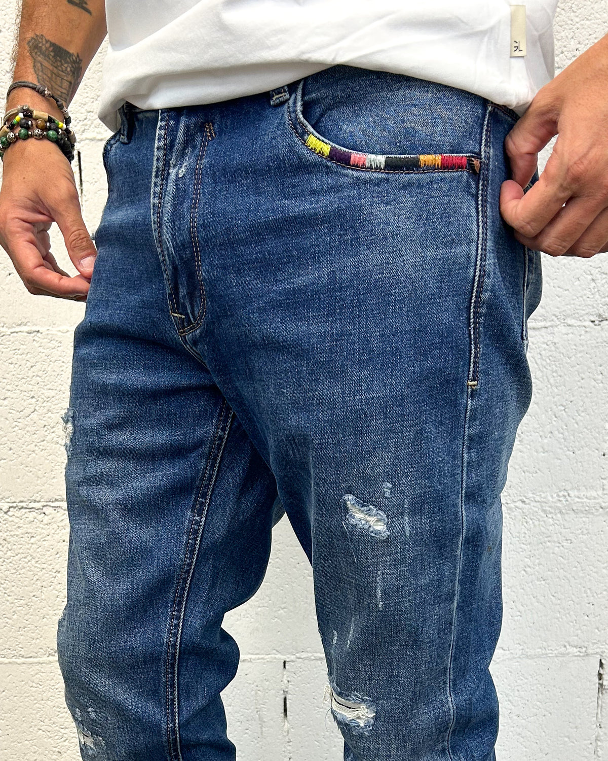 Jeans Bruce 102 GIANNI LUPO Rainbow