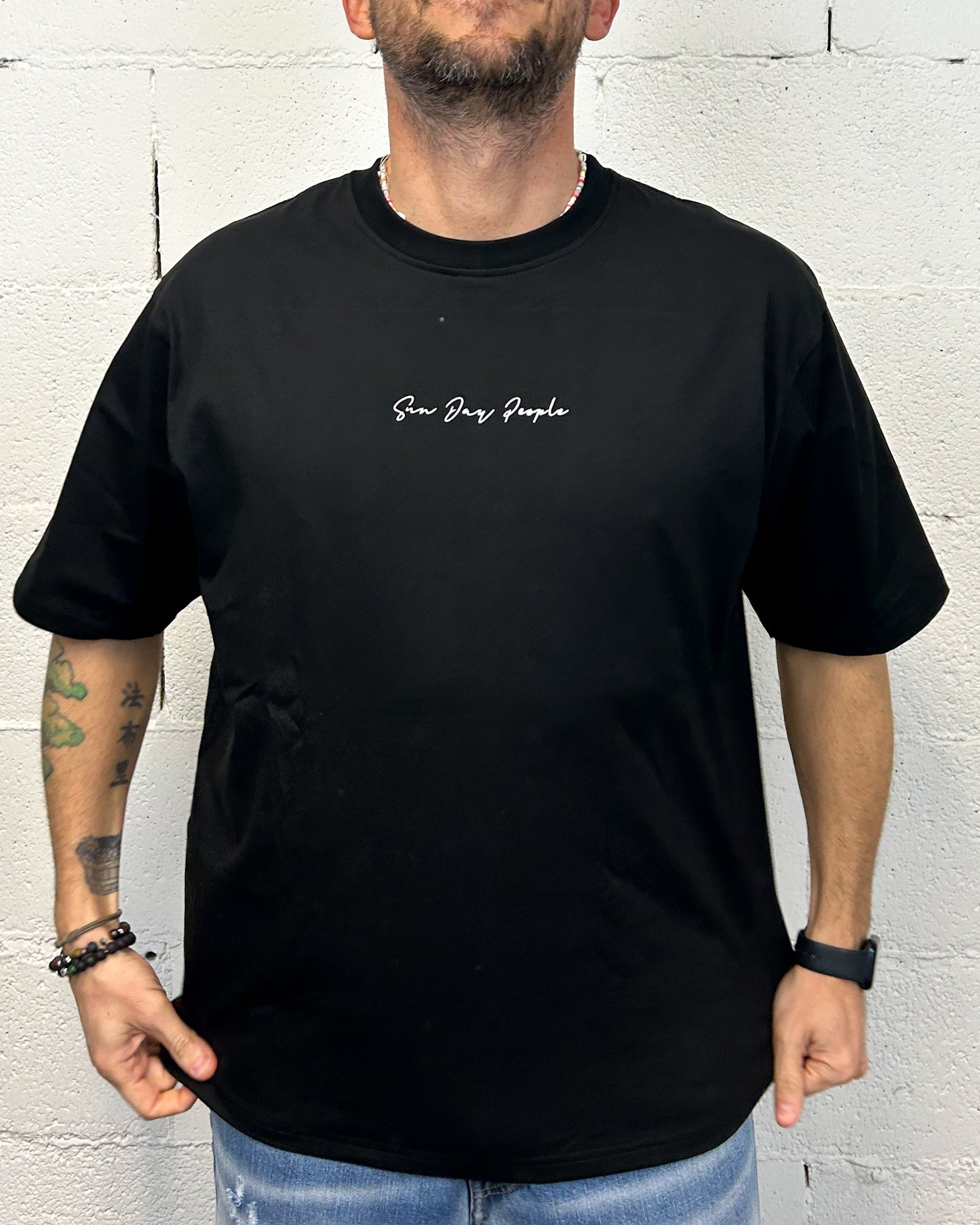 T-shirt Cropped DROPIN Sunday People