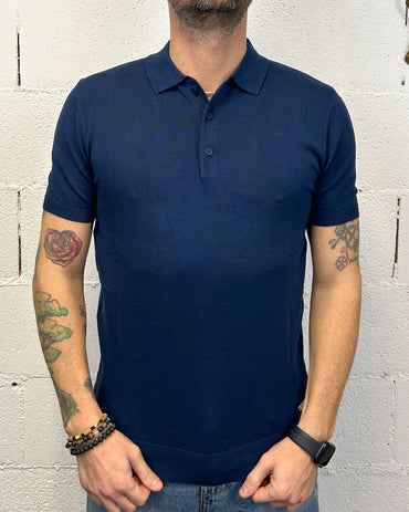 Polo Filo GIANNI LUPO Navy