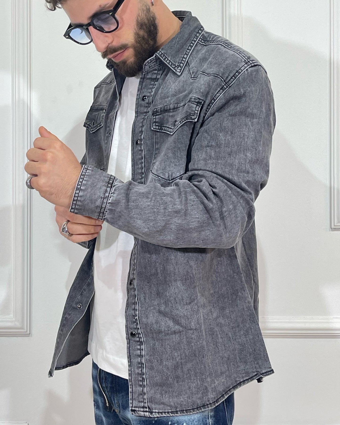 Camicia Jeans BRUNO LEONI Grey