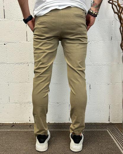 Chino Tahoma GIANNI LUPO Slim Camel