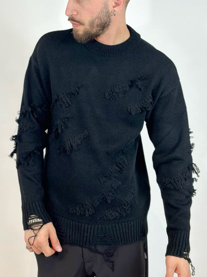 Girocollo ADON Rotture Nero