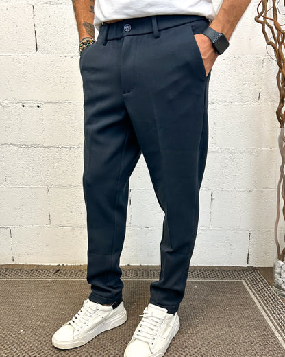 Panta Chino Capri GIANNI LUPO Navy