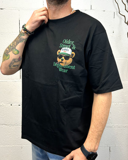 T-shirt Over Crop DROPIN Older Bear Nera