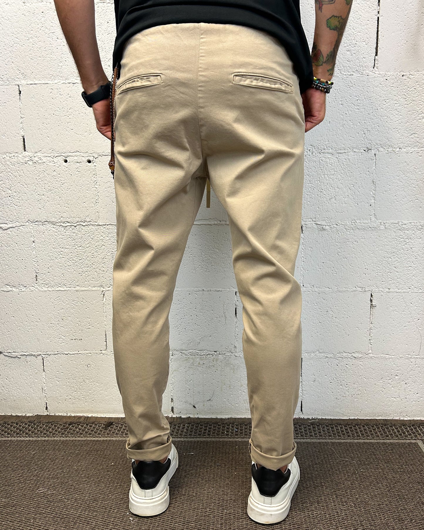 Pantalaccio Denim OVER-D Beige