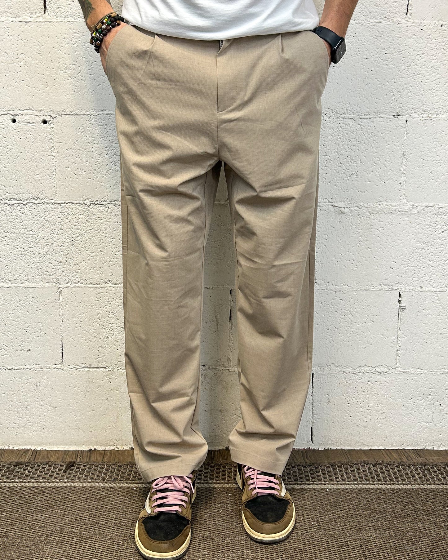 Panta Baggy Fondo Ampio GIANNI LUPO Camel