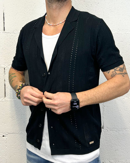 Maglia Scollo GIANNI LUPO Black