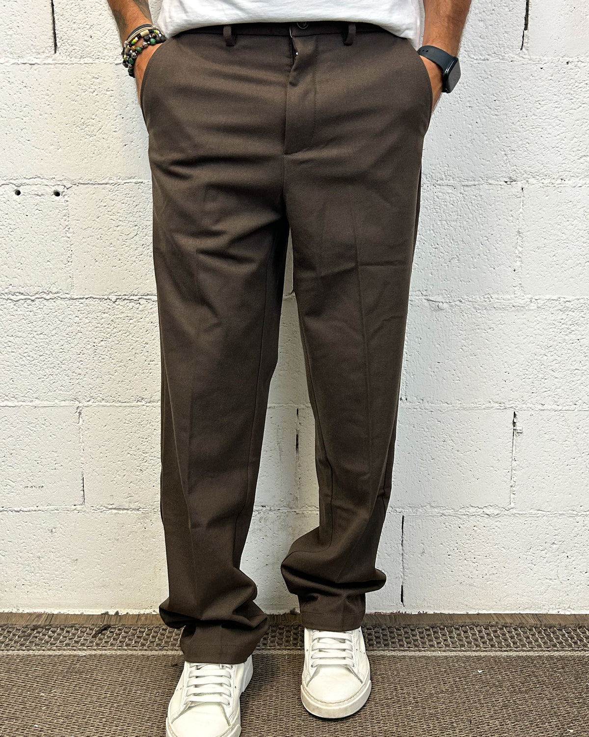 Panta Loose GIANNI LUPO Coffee
