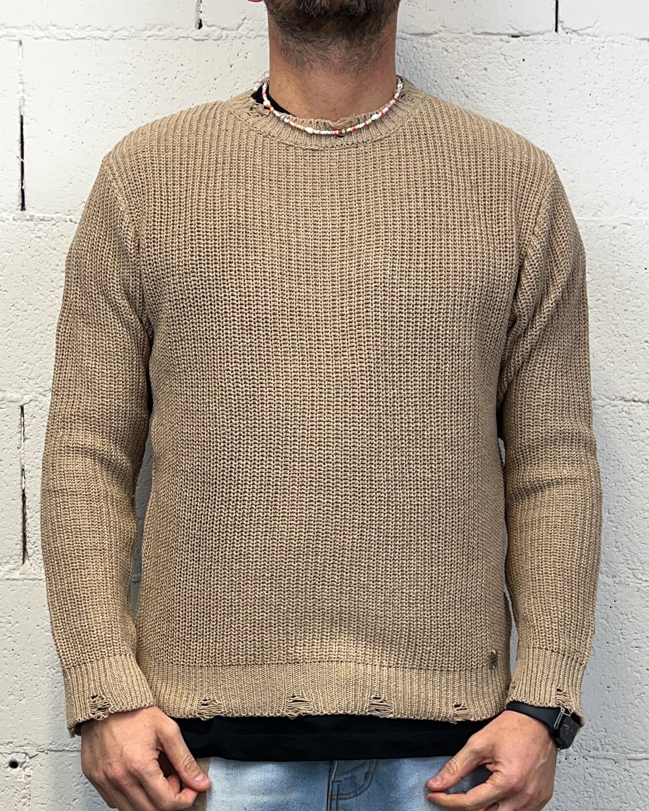 Girocollo Costa Inglese BL11 Beige