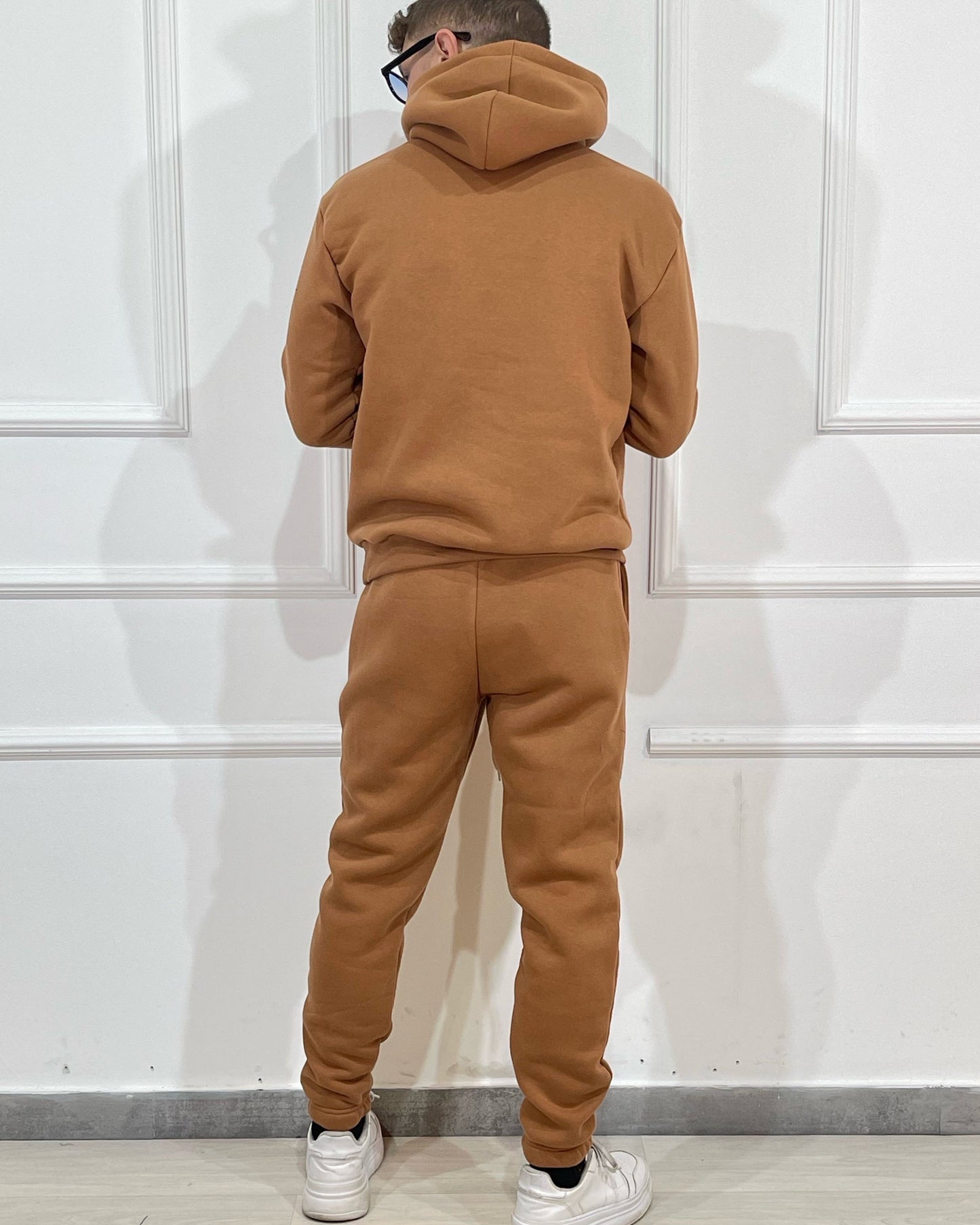 Tuta Completa ONLYONE Felpata Cammello