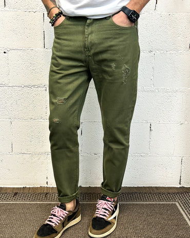 Jeans Mike Carrot GIANNI LUPO Salvia