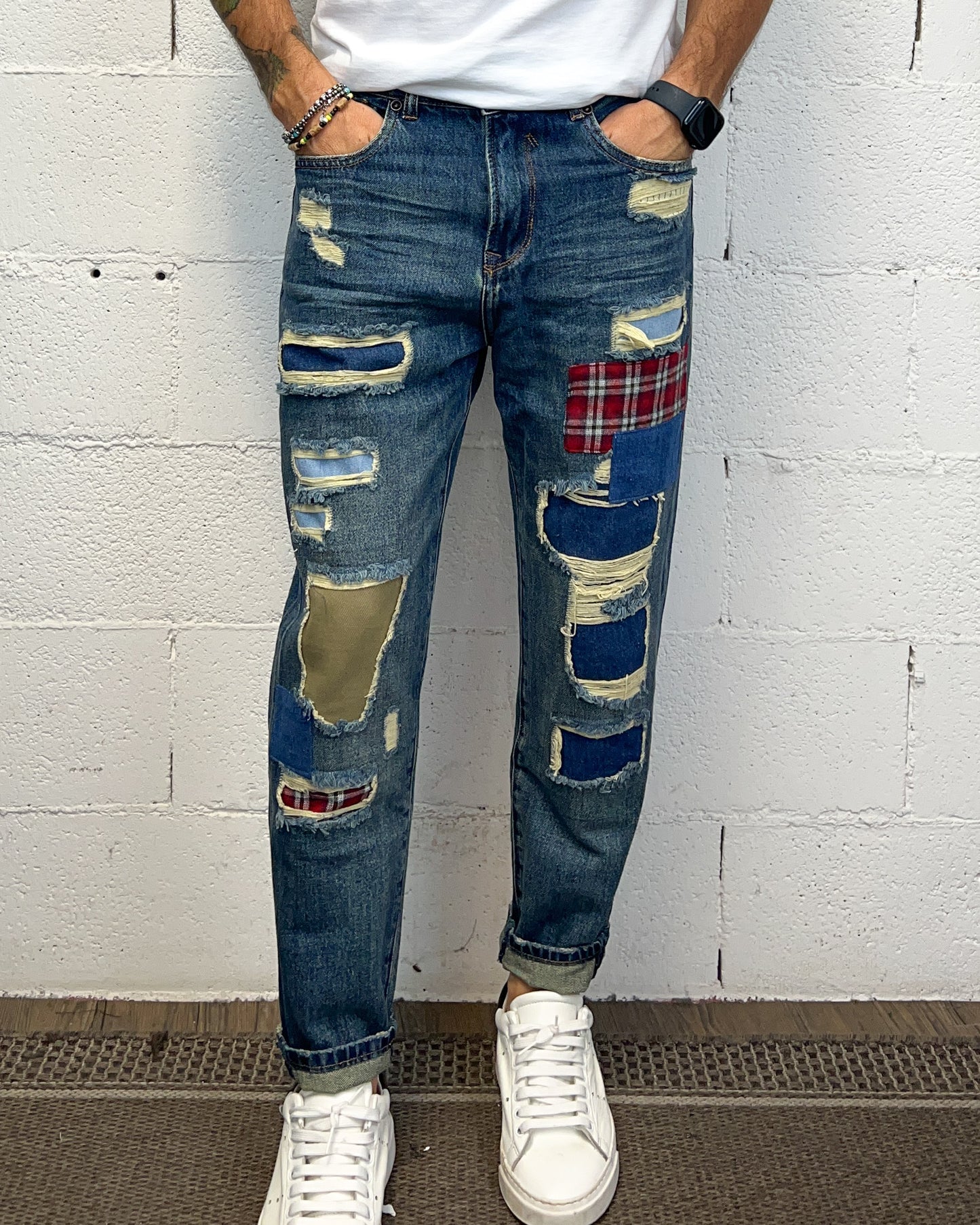 Jeans Carrot GIANNI LUPO Patches