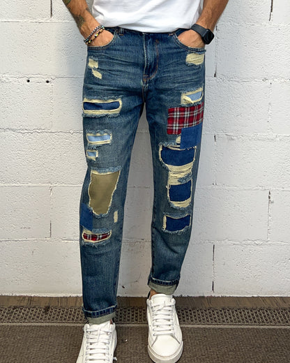 Jeans Carrot GIANNI LUPO Patches