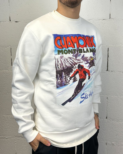 Felpa DROPIN chamonix Panna