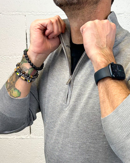 Pull Zip GIANNI LUPO Grey Viscosa