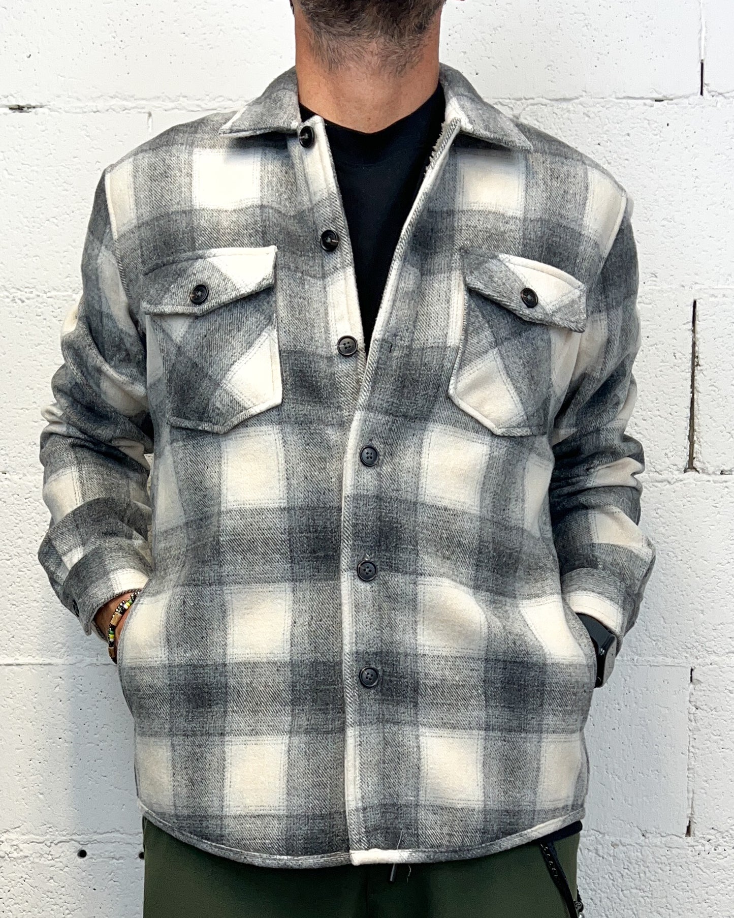 Camiciona Orsetto OVER-D Grey