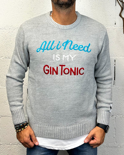 Pullover SUPERCULTURE All I Need Grigia