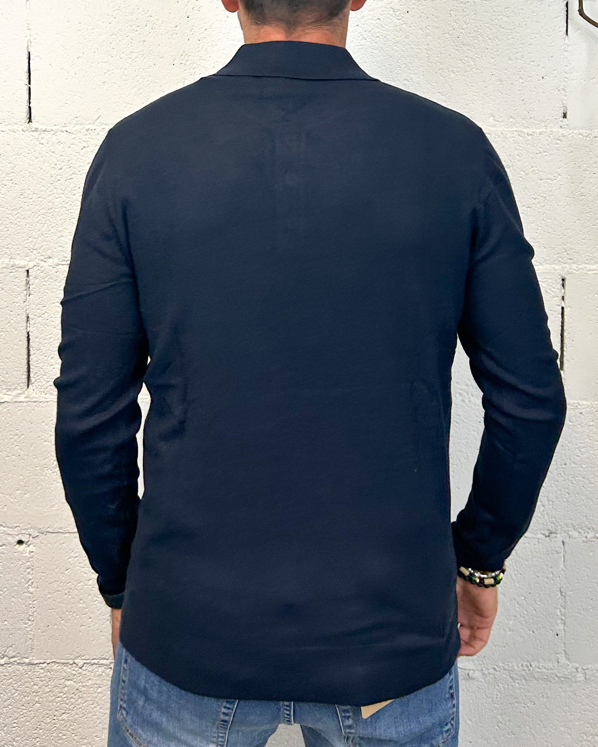 Polo Manica Lunga GIANNI LUPO Comfort Navy