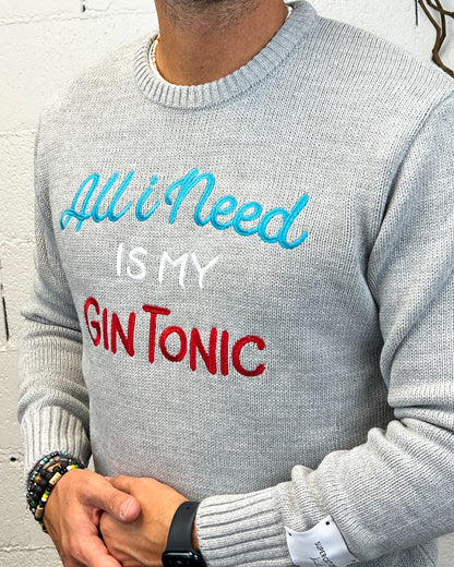 Pullover SUPERCULTURE All I Need Grigia