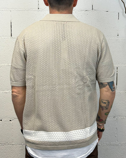 Maglia Scollo GIANNI LUPO Tunisi Beige
