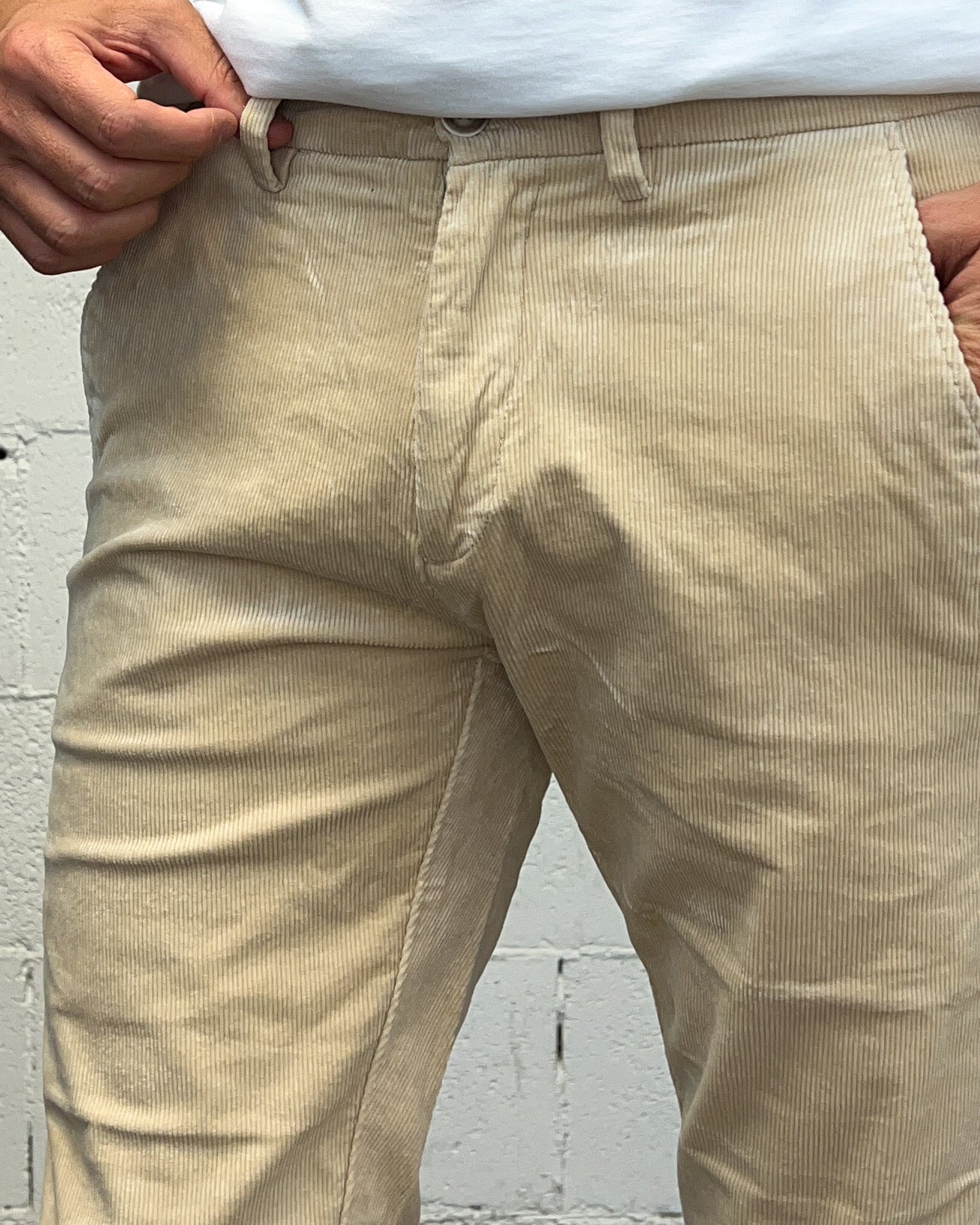 Chino Velluto Costa Piccola GIANNI LUPO Beige