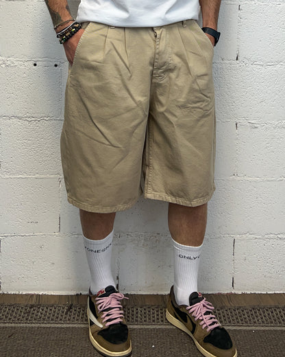 Bermuda Loose Baggy JUST WEST Beige