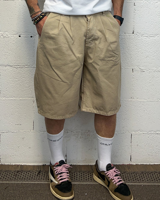 Bermuda Loose Baggy JUST WEST Beige