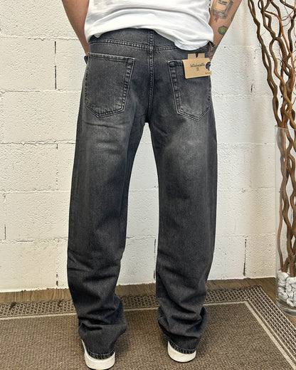 Jeans Baggy Fondo Ampio KLIXS 727 Grigio